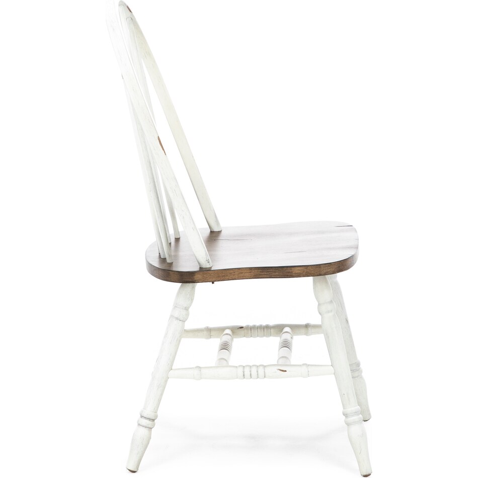 lbty white inch standard seat height side chair w  