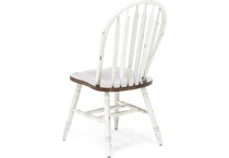 lbty white inch standard seat height side chair w  