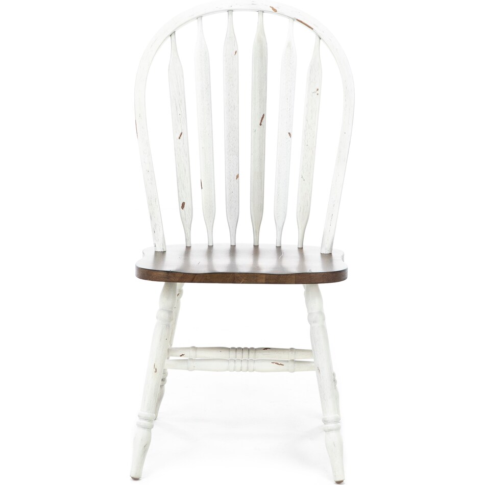 lbty white inch standard seat height side chair w  