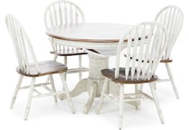 lbty white inch standard height round oval pw  