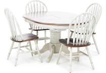 lbty white inch standard height round oval pw  