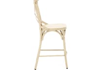 lbty white bar stool   