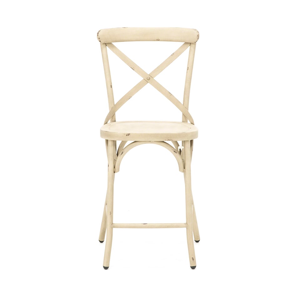 lbty white bar stool   
