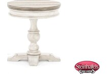 lbty white chairside table  image   