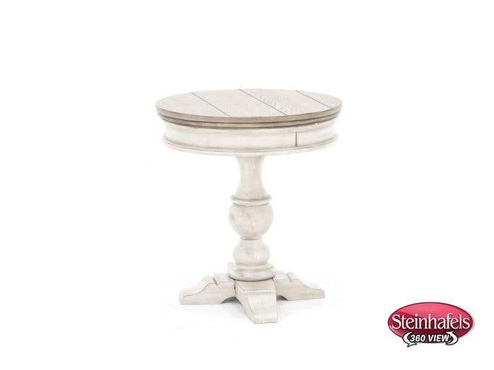 lbty white chairside table  image   