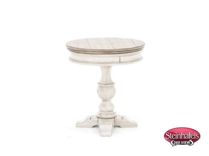 lbty white chairside table  image   