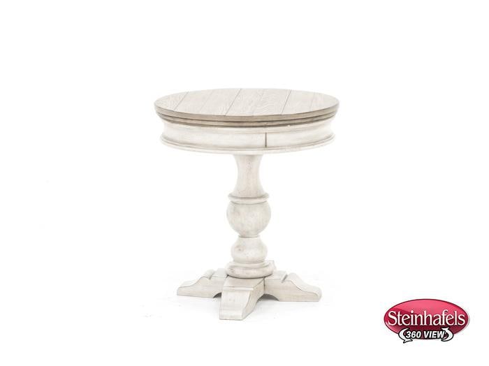 lbty white chairside table  image   