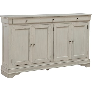 Essentials Morrow Bay White Cabinet