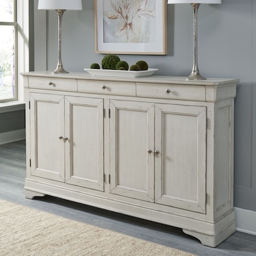 Essentials Morrow Bay White Cabinet