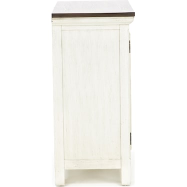 Eclectic Collection White 2 Door Cabinet