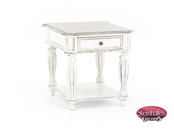 lbty white end table  image   