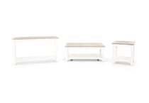 lbty white end table   