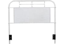 lbty white full bed headboard   