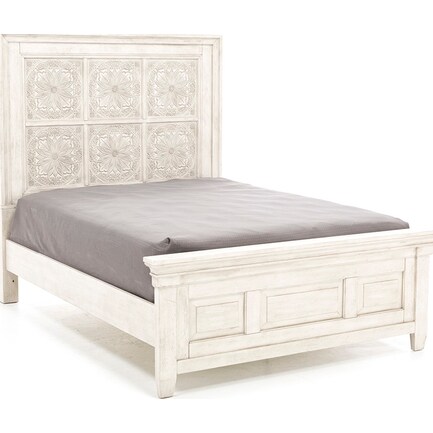Camellia King Decorative Panel Bed