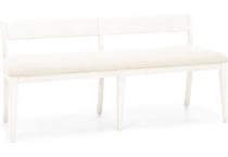 lbty white standard height bench   