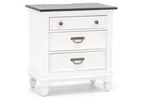 lbty white three drawer   