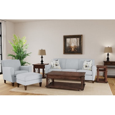 Palm Tree in Handled Basket 6.5'H