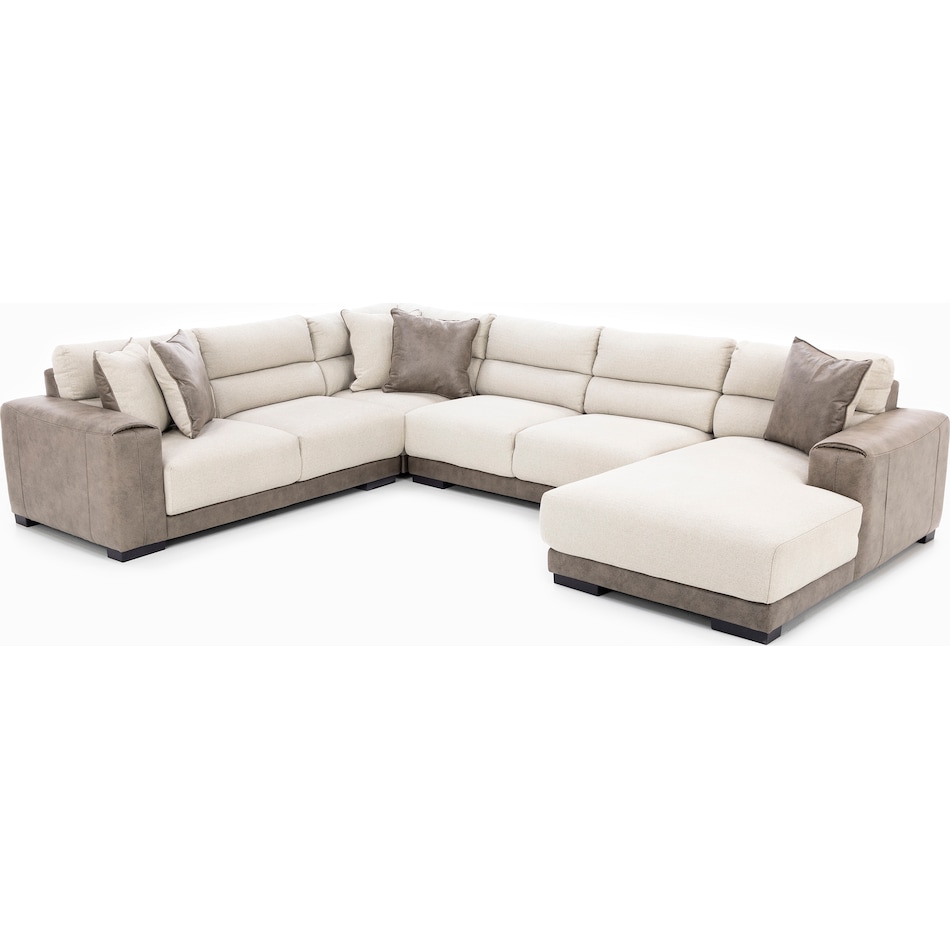 lfst brown sta fab sectional pieces zpkg  