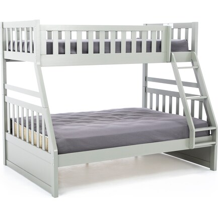 Grey Twin Over Full Bunk Bed