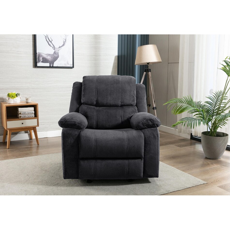 lfst grey recliner   