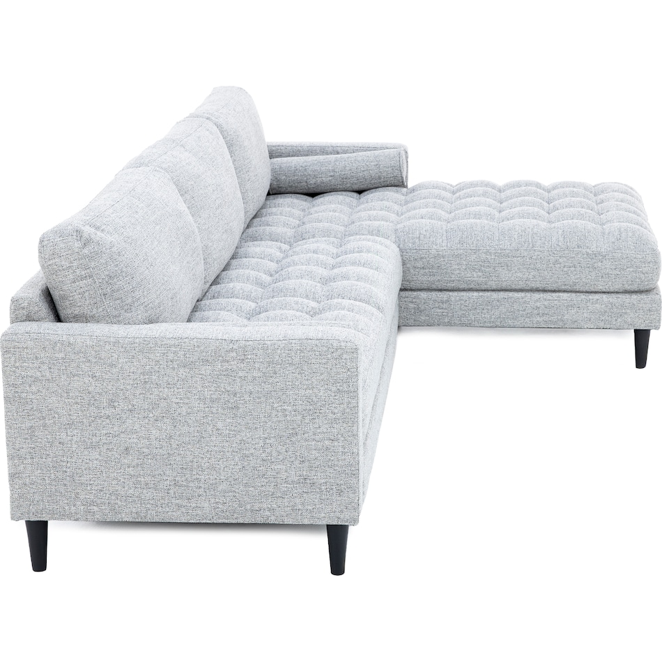 lfst grey sta fab sectional pieces zpkg  