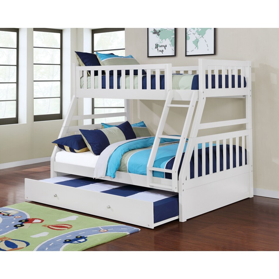 lfst white full bunk bed package tfw  