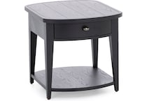 lgcy black end table tra  