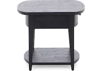 lgcy black end table tra  