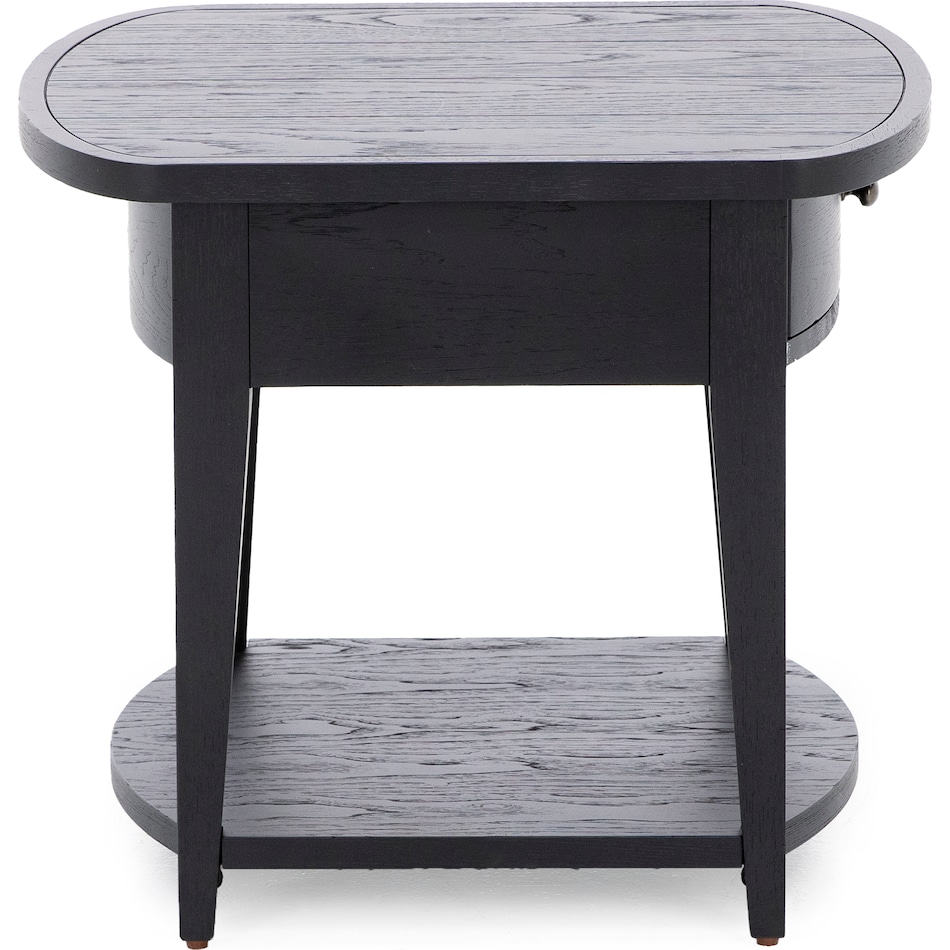 lgcy black end table tra  