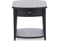 lgcy black end table tra  