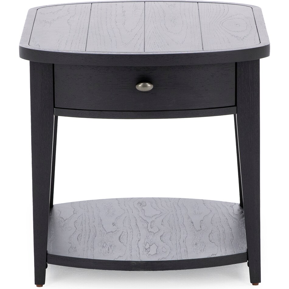 lgcy black end table tra  