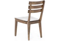 lgcy brown chair stool   