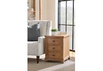 lgcy brown chairside table tra  