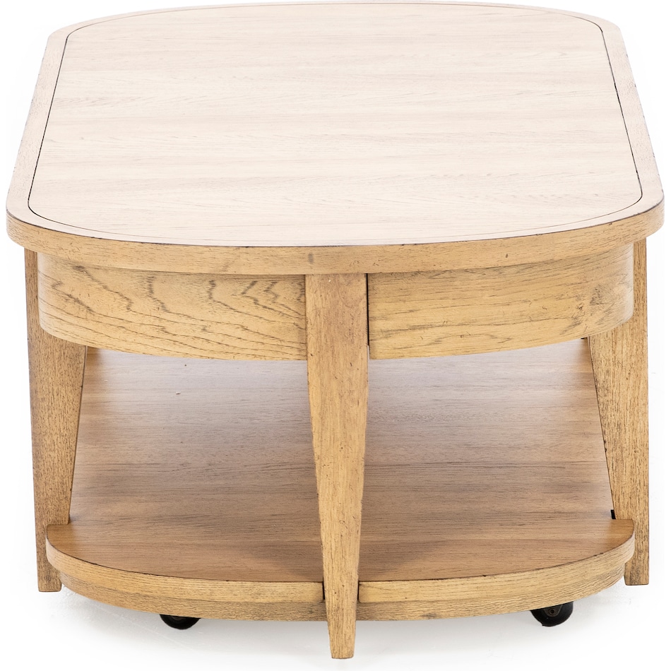 lgcy brown cocktail table tra  