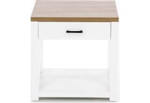 lgcy brown end table frkln  