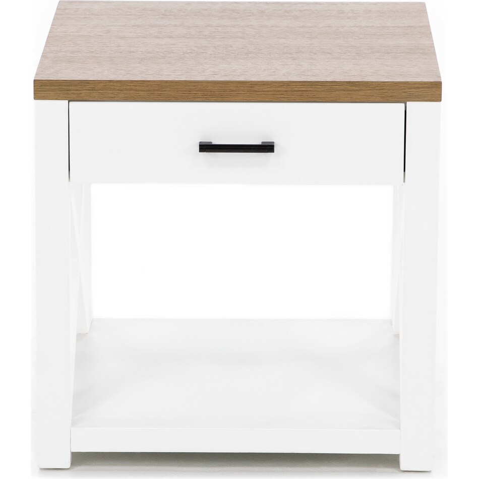lgcy brown end table frkln  