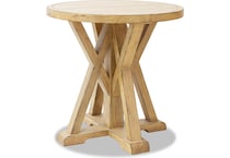 lgcy brown end table tra  