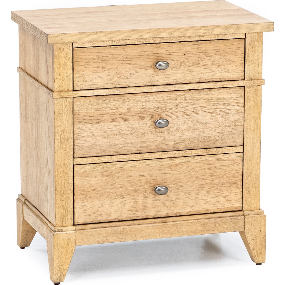 lgcy brown three drawer   