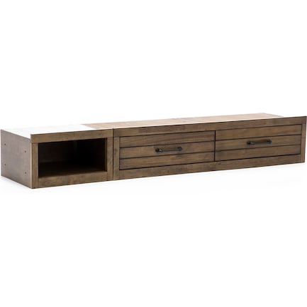 Summer Camp Brown Underbed Storage Unit
