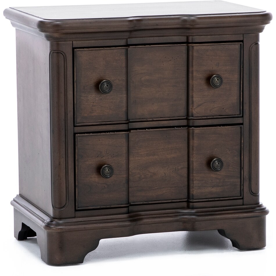 lgcy brown two drawer   