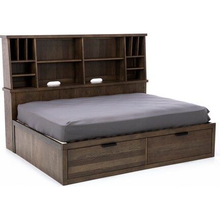 Fulton Full Bookcase Lounge Bed