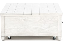 lgcy white cocktail table   