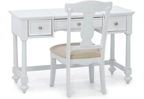 lgcy white desk   