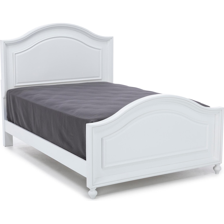 lgcy white full bed package f  