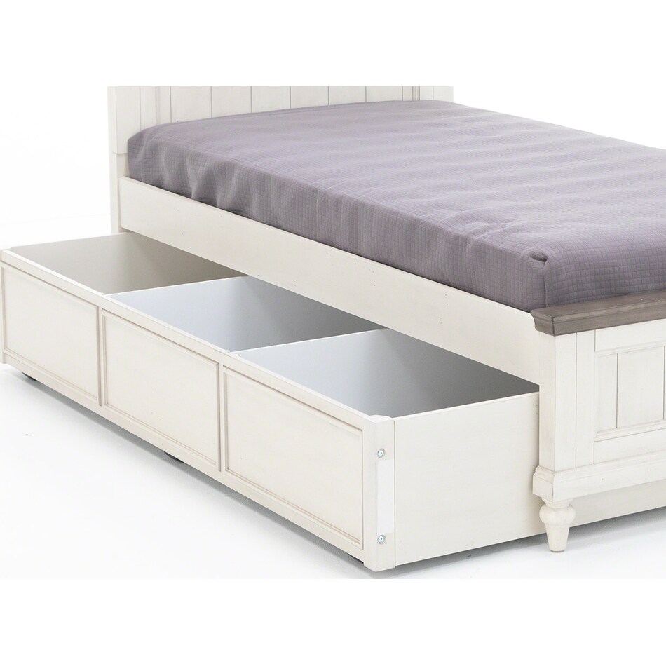 lgcy white trundle   