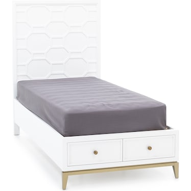Chelsea Twin Panel Storage Bed
