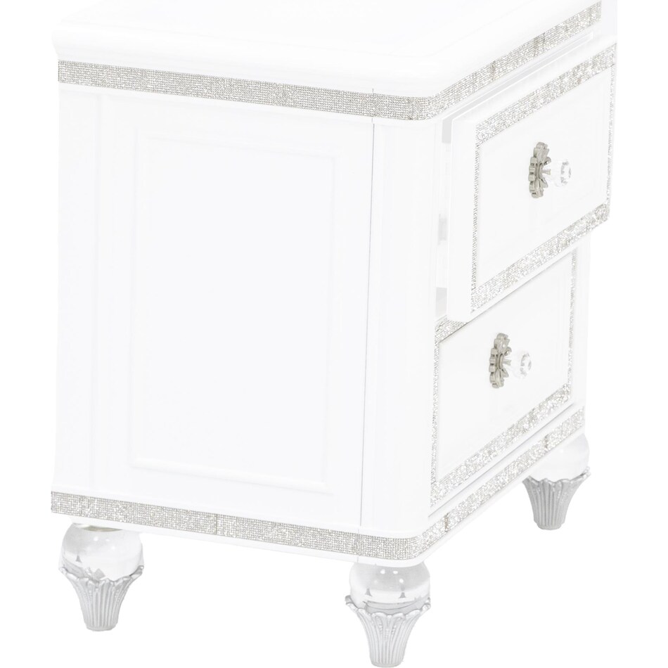 lgcy white two drawer   