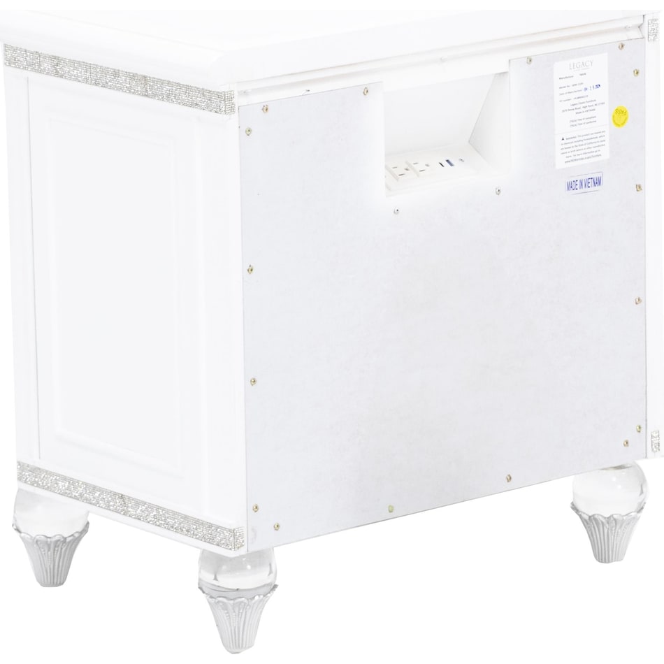 lgcy white two drawer   