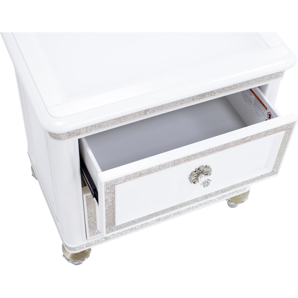 lgcy white two drawer   