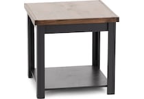 lgnd black and whiskey finish   oil rubbed bronze hardware end table sse  